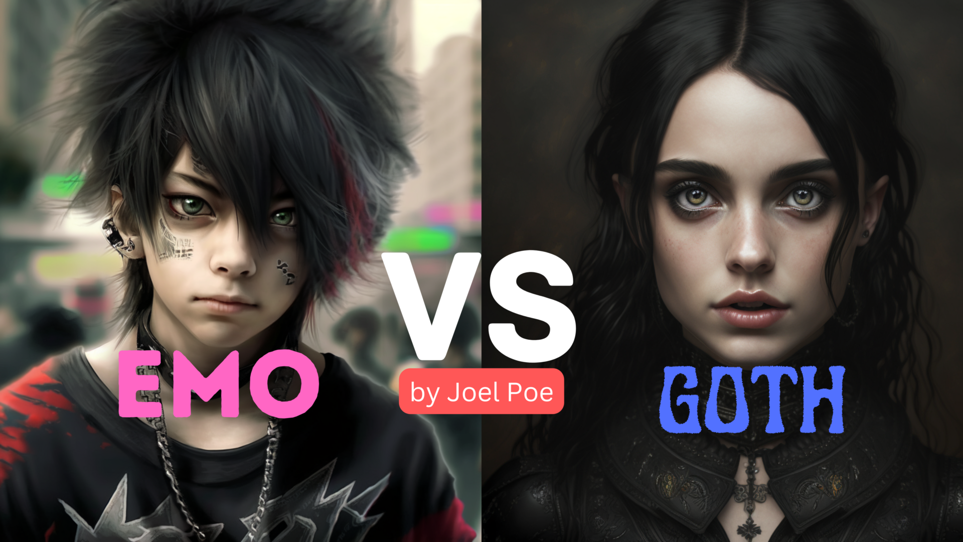 Emo Vs Goth Exploring The Differences Between Emo And Goth Subcultures Joel Poe